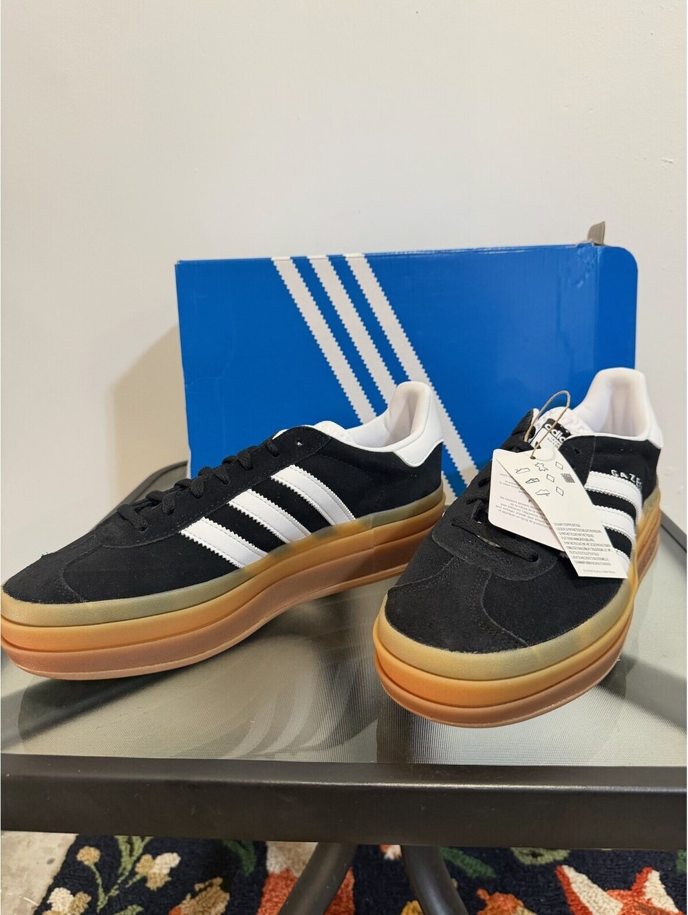 Adidas Gazelle Black Size 9.5